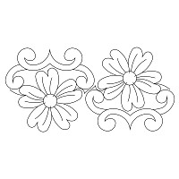 catherines floral border 001